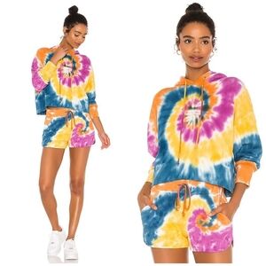 DAYDREAMER Double Trouble Tie Dye Hoodie XS